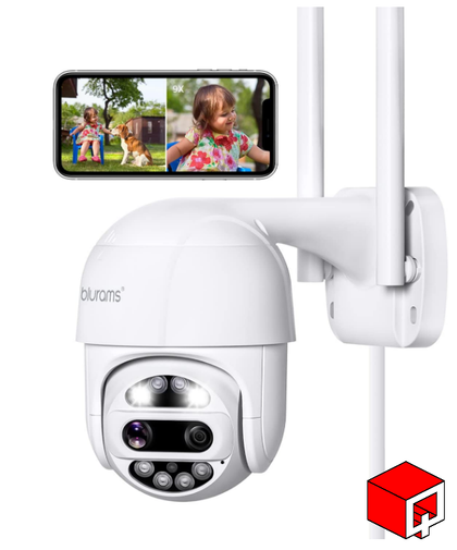 PTZ 3mp Outdoor Camera (9X Zoom),360° CCTV Camera