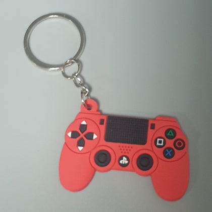 Red PlayStation Keyring