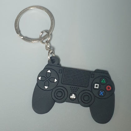Black PlayStation Keyring